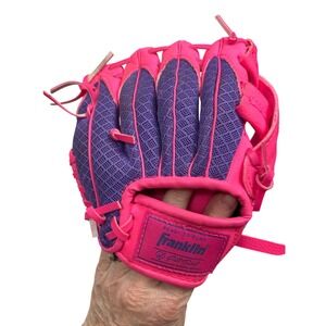 Franklin Neo-Grip Baseball Glove Kids 9 Inch Pink Purple Mesh-Tek 22347-9"